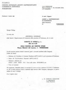 Una delle prime assemblee generali